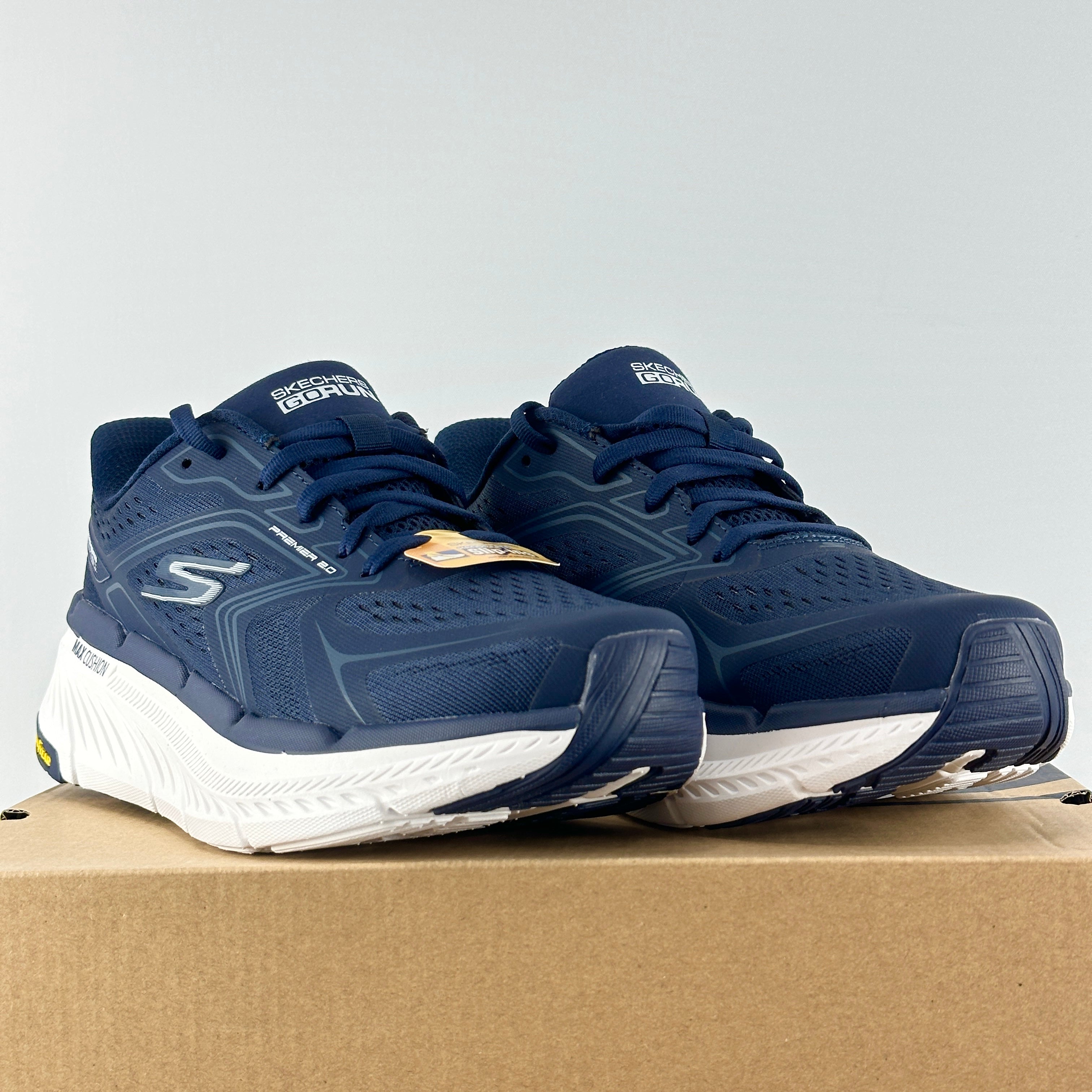 Skechers max cu. Navy-white