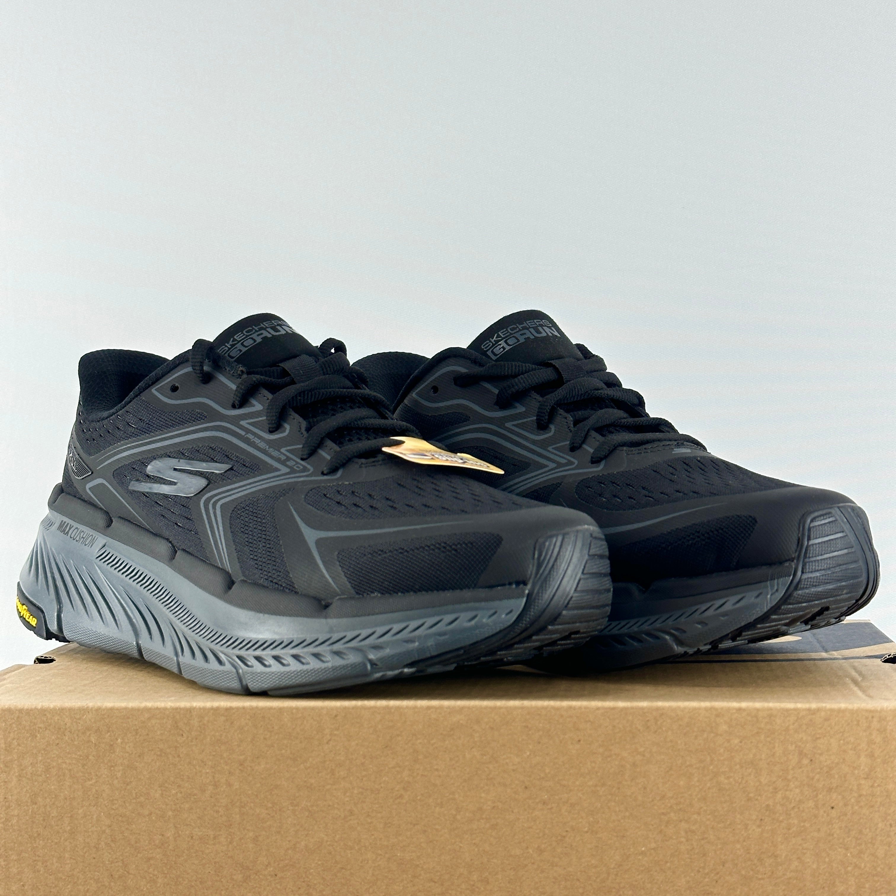 Skechers max cu. Black-grey