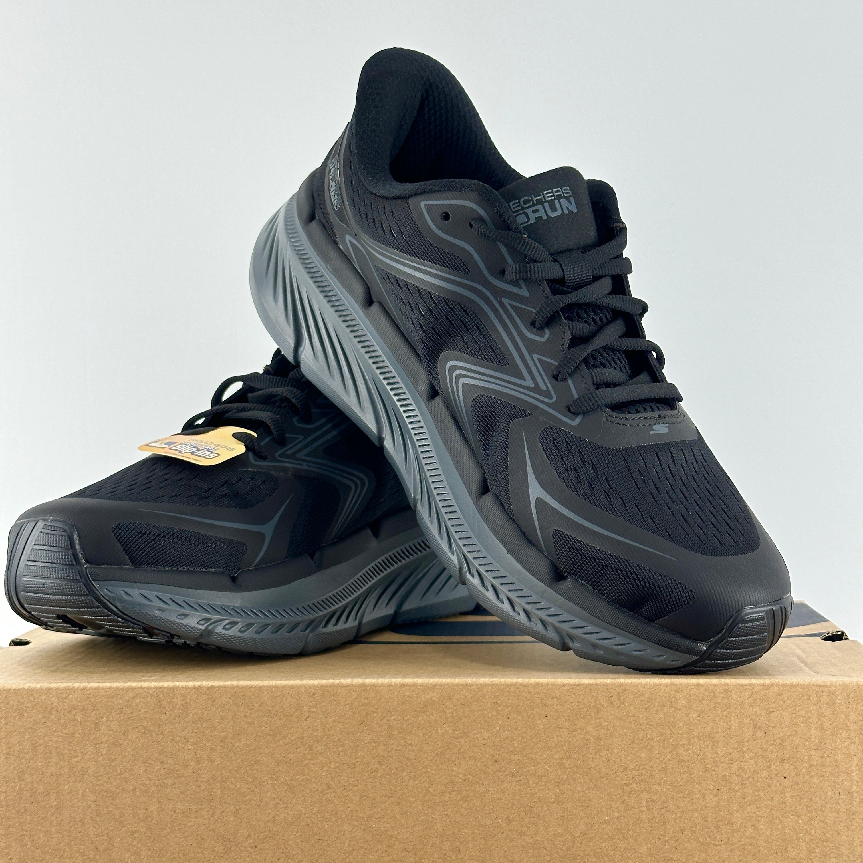 Skechers max cu. Black-grey